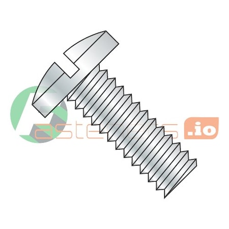 #4-40 X 3/4 In Slotted Binding Machine Screw, Zinc Plated Steel, 10000 PK